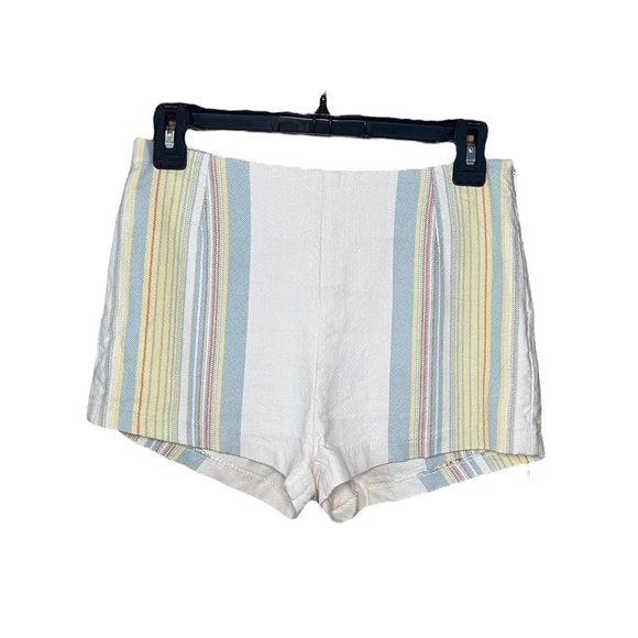 Free People Neuman Stripe Shorts IVORY COMBO Women’s size 0 - Picture 2 of 5